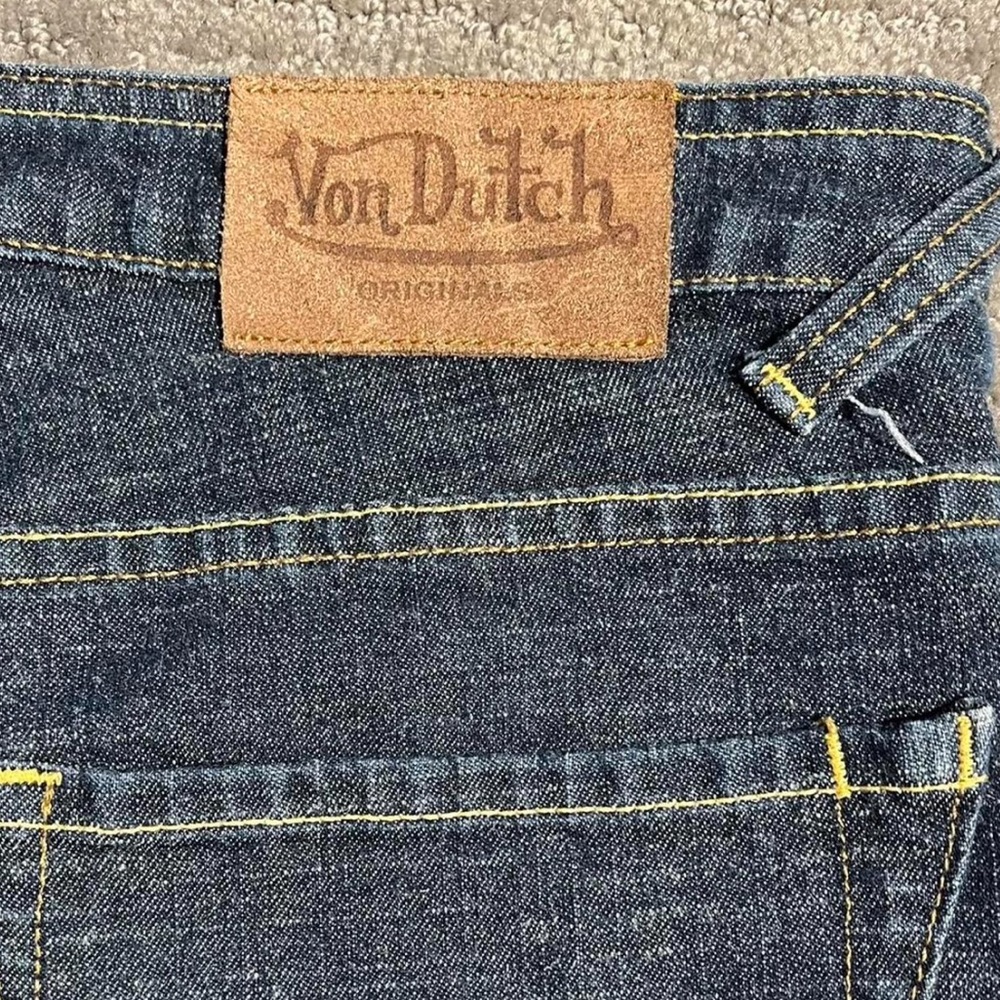 von dutch long denim skirt